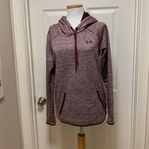 Like New! Under Armour‎ Crimson Cold Gear Hoodie SM